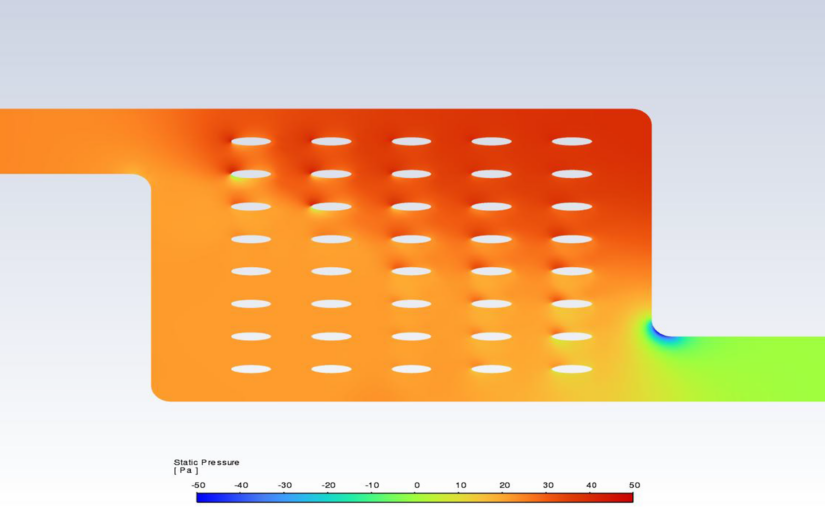 Reducing Pressure Drop in a Vane Array Using Adjoint Optimization (ABP)