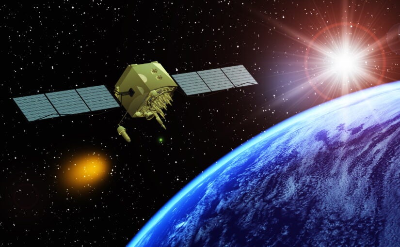 Surface Charging of a Simple Satellite Using the Coupled Finite Element Method