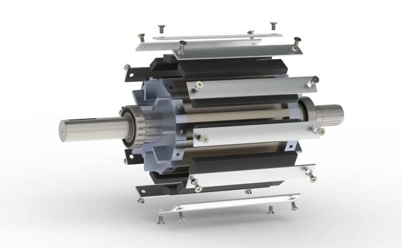 Full Model Internal Permanent Magnet (IPM) Motor with Eccentricity, Using Datasets with Multiple Speeds
