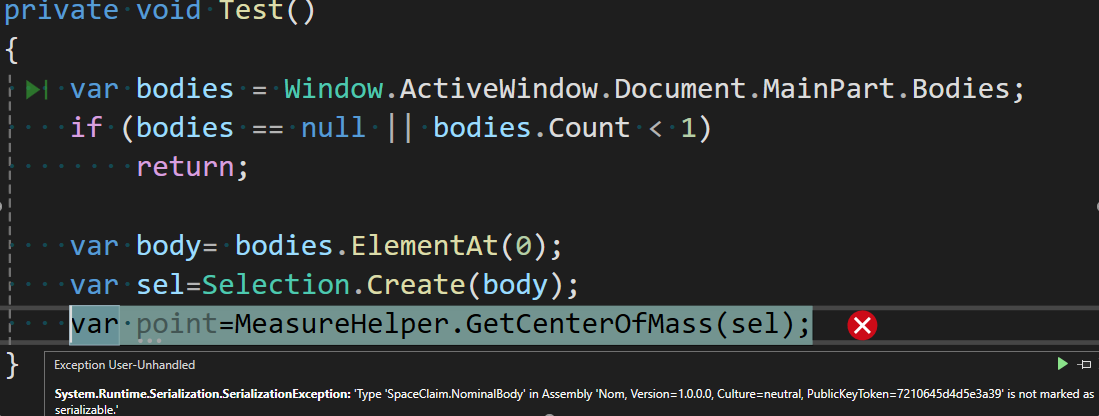 invalid code