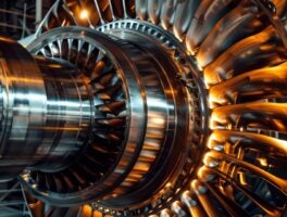 Precision engineering showcased in a steam turbine